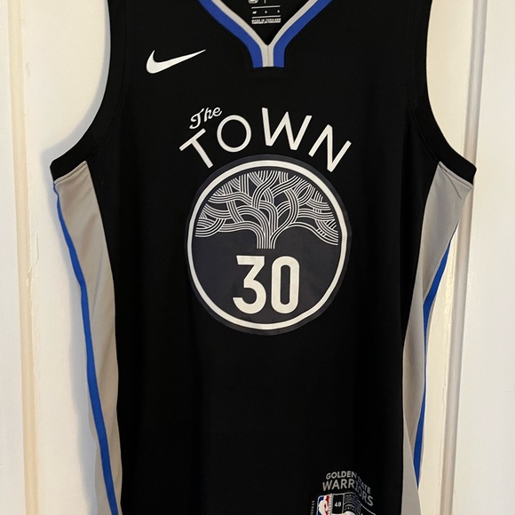 NBA Golden State Warriors Black and Gray Jersey - Picture 1 of 4